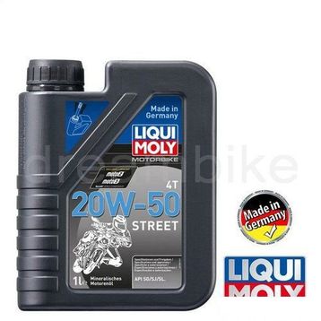 Liqui Moly 20W-50 Street 1 lt Made in Germany 1500 Motor Yağı