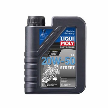 Liqui Moly 20W-50 Street 1 lt Made in Germany 1500 Motor Yağı