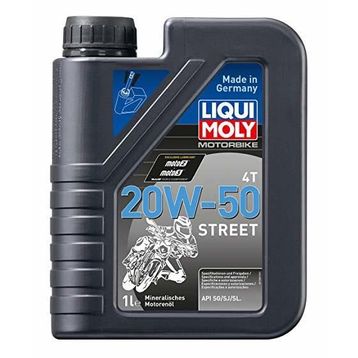 Liqui Moly 20W-50 Street 1 lt Made in Germany 1500 Motor Yağı