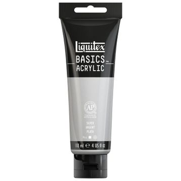 Liquitex 236 Basics Silver 118 ml Akrilik Boya