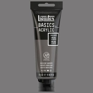 Liquitex Basics 118 ml Iridescent Graphite 49 Akrilik Boya