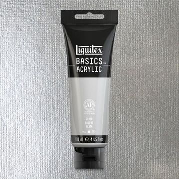 Liquitex Basics 118 ml Silver 52 Akrilik Boya