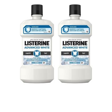 Listerine 250 ml 2'lı Advanced White Ağız Bakım Suyu