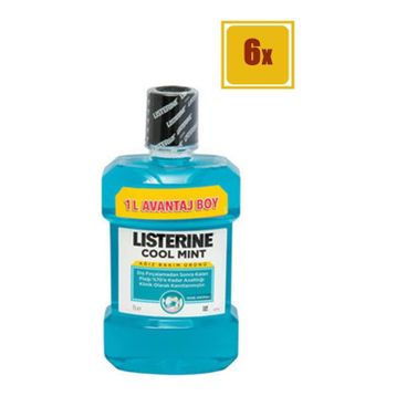 Listerine 6X1000 ml Cool Mint Ağız Suyu