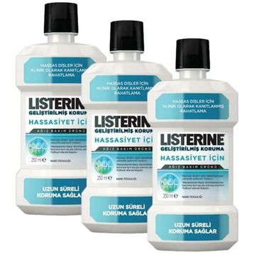 Listerine Advanced Defence Gum Treatment 3x250 ml Gargara