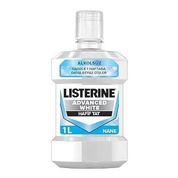 Listerine Advanced Listerin Beyazlatıcı Nane Aromalı 1000 ml Ağız Bakım Suyu