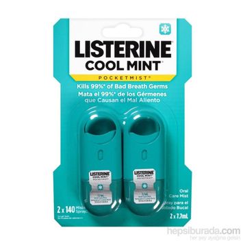 Listerine Cool Mint 2'li Ağız Spreyi