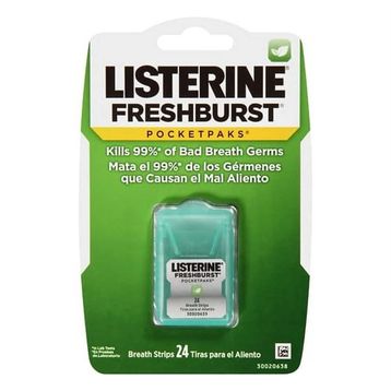 Listerine Freshburst Pocketpaks Taze Nefes İçin 24 Adet Nefes Şeritleri