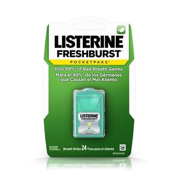 Listerine Freshburst Pocketpaks Taze Nefes İçin 24 Adet Nefes Şeritleri