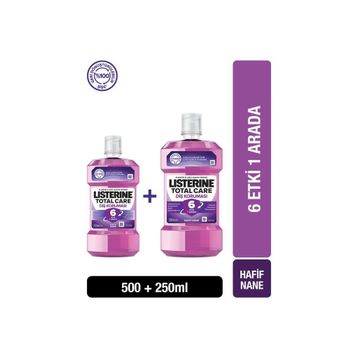 Listerine Total Care 500 ml+250 ml Ağız Bakım Suyu