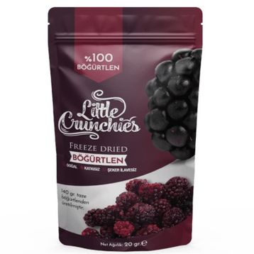 Little Crunchies 20 gr Freeze Dried Dondurularak Kurutulmuş Böğürtlen