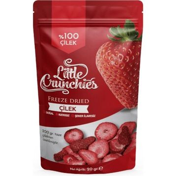 Little Crunchies 20 gr Freeze Dried Dondurularak Kurutulmuş Çilek