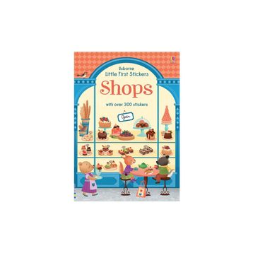 Little First Stickers Shops-Usborne Yayınları