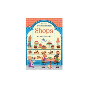 Little First Stickers Shops-Usborne Yayınları