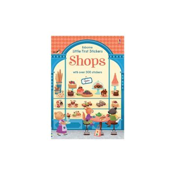 Little First Stickers Shops-Usborne Yayınları