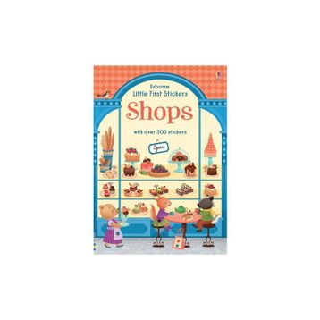 Little First Stickers Shops-Usborne Yayınları