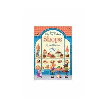 Little First Stickers Shops-Usborne Yayınları