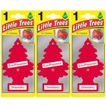 Little Trees 3'lü Çilek Oto Kokusu