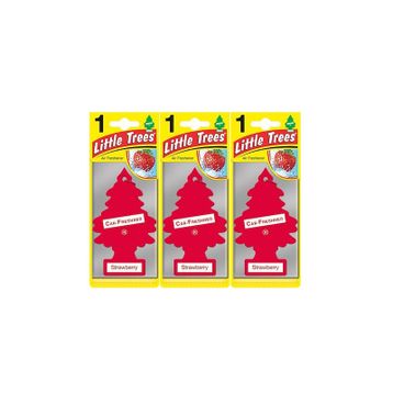 Little Trees 3'lü Çilek Oto Kokusu