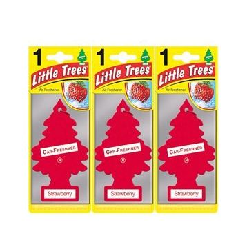 Little Trees 3'lü Çilek Oto Kokusu