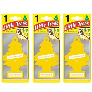 Little Trees 3'lü Vanilya Oto Kokusu