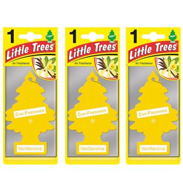 Little Trees 3'lü Vanilya Oto Kokusu