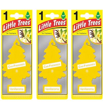 Little Trees 3'lü Vanilya Oto Kokusu