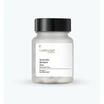 Live Yourself Vitamins Quercetin Berberin 60 Kapsül