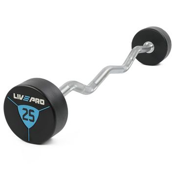Livepro LP8011 25 kg Poliüretan Z Barbell