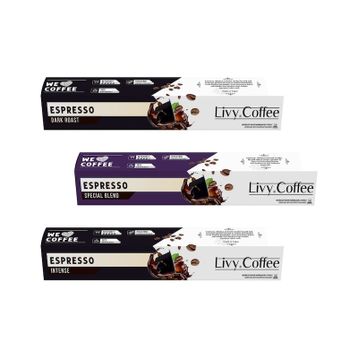 Livy Coffee 10'lu Espresso Nespresso Uyumlu Kapsül Kahve