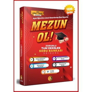 Liyakat Yayınları - Mezun OL Zorunlu Tüm Dersler Soru Bankası Açık Öğretim Lisesi Sınavlarına Özel Hazırlık