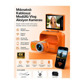 LK-018 Vlog Aksiyon Kamera