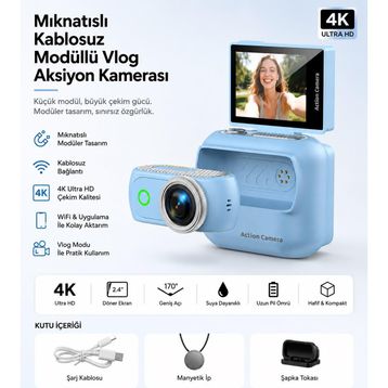 LK-018 Vlog Aksiyon Kamera