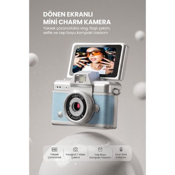 Lk-027 Mavi Mini Dijital Kamera