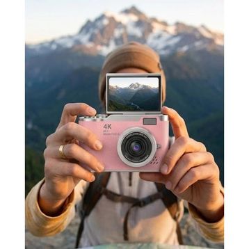 LK007 Pembe Dijital Fotoğraf Makinesi