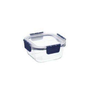 Lock and Lock Kare Kilitli Mavi 300 ml Fırın Saklama Kabı