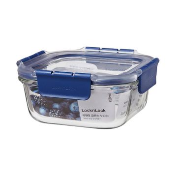 Locknlock Top Class 750 ml Mavi Kare Kilitli Fırın Saklama Kabı