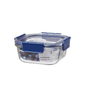 Locknlock Top Class 750 ml Mavi Kare Kilitli Fırın Saklama Kabı