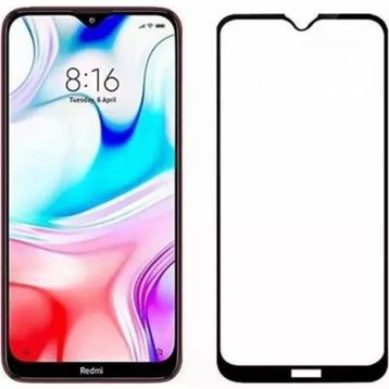 Logis Redmi 8-8A Antistatik 5D Tam Kaplayan Cam Ekran Koruyucu