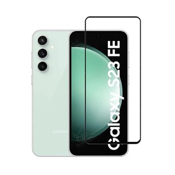 Logis Samsung Galaxy S23 FE Antistatik 5D Tam Kaplayan Cam Ekran Koruyucu