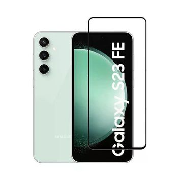 Logis Samsung Galaxy S23 FE Antistatik 5D Tam Kaplayan Cam Ekran Koruyucu