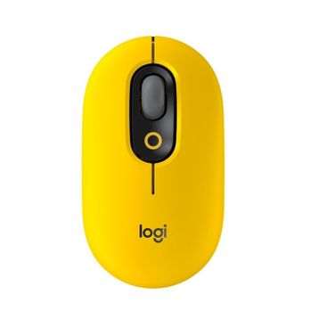 Logitech 910-006546 POP 100 DPI 3 Tuşlu Sarı Emoji Kablosuz Optik Mouse