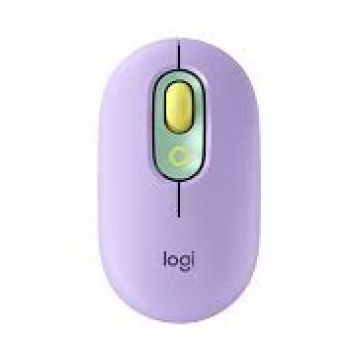Logitech 910-006547 Yeşil Lila Kablosuz Pop Emoji Mouse
