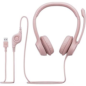 Logitech H390 Pudra Pembe Kulaklık