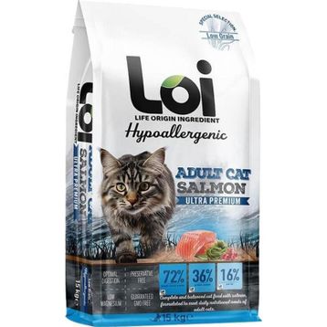 Loi 15 kg Somonlu Yetişkin Kedi Maması