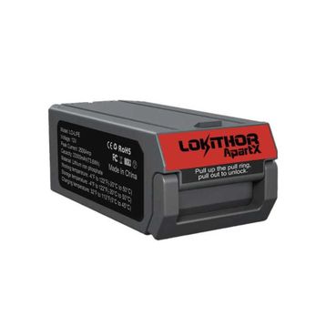 Lokithor Life 12.8 V Lifepo4 2500 A Takviye Gücü Apartx İle Uyumlu Yedek Akü