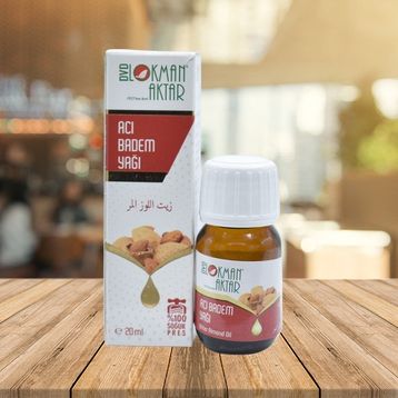 Lokman Aktar 20 ml Acı Badem Yağı