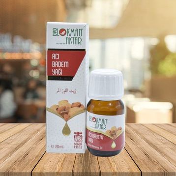 Lokman Aktar 20 ml Acı Badem Yağı