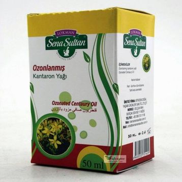 Lokman Sena Sultan 50 cc Ozonlanmış Saf Kantaron Yağı