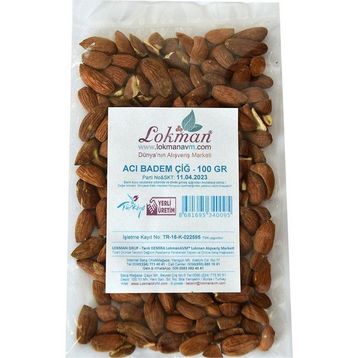 LokmanAvm 100 gr Çiğ Acı Badem